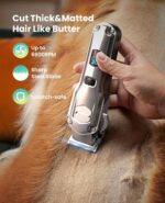 oneisall Dog Clippers for Grooming Thick/Heavy Coats, 4-in-1 Dog Grooming Kit Lo... - Image 3