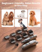 oneisall Dog Clippers for Grooming Thick/Heavy Coats, 4-in-1 Dog Grooming Kit Lo... - Image 9