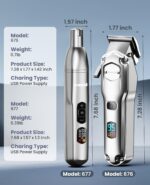 oneisall Dog Clippers for Grooming Thick/Heavy Coats, 4-in-1 Dog Grooming Kit Lo... - Image 10