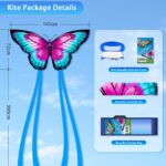 Butterfly Kites for Kids & Adults, Easy to Fly Design with Long Tail for Stabili... - Image 3