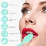 Lip Scrub Brush,Double-Sided Silicone Exfoliating Lip Brush Tool for Smoother an... - Image 4