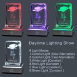 3D Rose Crystal Nightlight,Perfect Mothers Day Gifts for Wife Her Mom from Daugh... - Image 4