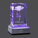 3D Rose Crystal Nightlight,Perfect Mothers Day Gifts for Wife Her Mom from Daugh... - Image 9