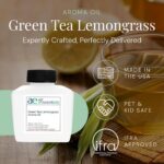 Green Tea & Lemongrass Aroma Oil, Essential Oils Blend for Diffusers & Scent Mac... - Image 3