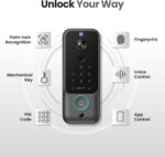 Lockin Venoris Plus - All-in-One Smart Lock for Front Door - Palm Vein & Fingerp... - Image 4