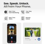 Lockin Venoris Plus - All-in-One Smart Lock for Front Door - Palm Vein & Fingerp... - Image 6