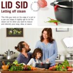 Lid Sid: Pot Lid Lifter | Pot Lid Holder that Keeps Pot from Boiling over | Help... - Image 3