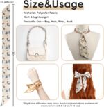 ZXZH 6 Pack Fashion Scarves for Women, Versatile Boho Head Scarf, Satin Scarf fo... - Image 3