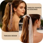 ZXZH 6 Pack Fashion Scarves for Women, Versatile Boho Head Scarf, Satin Scarf fo... - Image 6