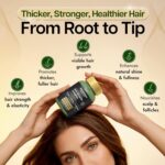 Benevolent Lustriva Hair Growth Supplement – Advanced Hair Vitamins with Keratin... - Image 3