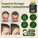 Benevolent Lustriva Hair Growth Supplement – Advanced Hair Vitamins with Keratin... - Image 8