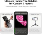 Silicone Double-Sided Suction Cup Phone Case Detachable Mount, Fidget Sticky Pho... - Image 7