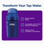 PUR Water Pitcher & Dispenser Replacement Filter 4-Pack, Genuine PUR Water Filte... - Image 3
