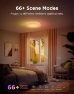 Govee Smart Ceiling Light 4300LM 15 Inch, RGBIC LED Ceiling Light Fixture Works ... - Image 5
