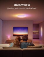 Govee Smart Ceiling Light 4300LM 15 Inch, RGBIC LED Ceiling Light Fixture Works ... - Image 8