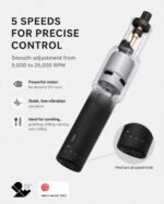 HOTO 35-in-1 Cordless Rotary Tool Kit, Strong Motor, 25000RPM 5 Variable Speed P... - Image 3