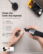 HOTO 35-in-1 Cordless Rotary Tool Kit, Strong Motor, 25000RPM 5 Variable Speed P... - Image 6
