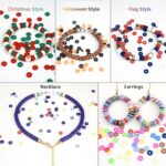Gionlion 6000 Clay Beads Bracelet Making Kit, 24 Colors Flat Preppy Beads for Fr... - Image 5