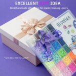 Gionlion 6000 Clay Beads Bracelet Making Kit, 24 Colors Flat Preppy Beads for Fr... - Image 6