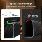 YECAYE 6 Pack Cable Management, Cord Organizer, Cable Organizer, Adhesive Mount ... - Image 8