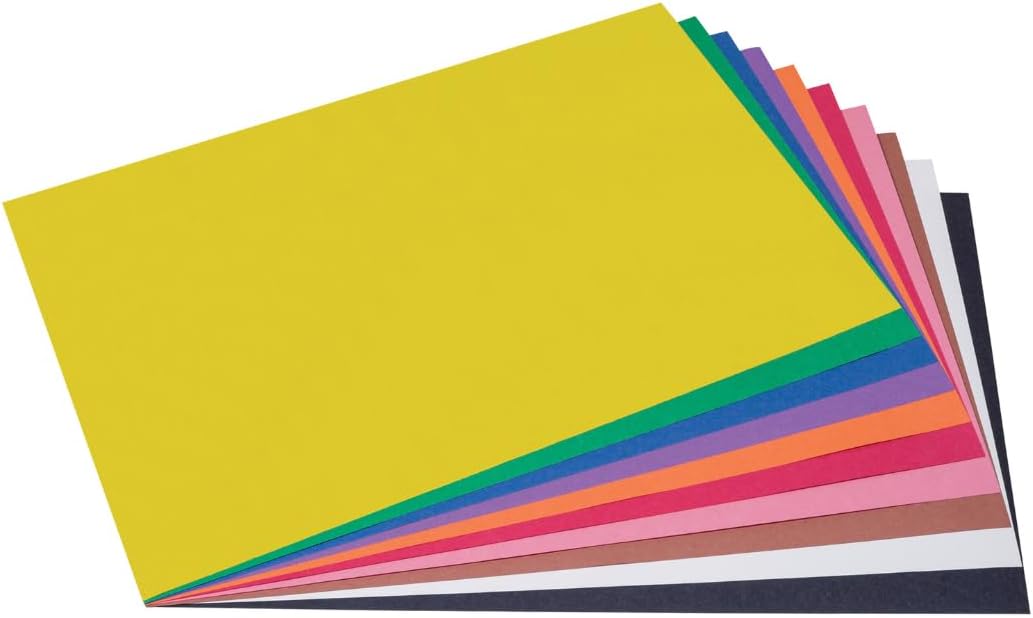 Prang (Formerly SunWorks) Construction Paper, 10 Assorted Colors, 12" x 18", 50 ... - Image 5