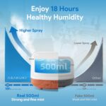ASAKUKI Essential Oil Diffuser for Home, 500ML Aromatherapy Diffuser Humidifier ... - Image 3
