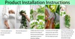 Comtelek Fake Hanging Plants with Lights Artificial Plants for Home Decor Macram... - Image 4