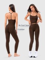 Matching Workout Sets for Women,Breathable Sport Bras & Seamless Leggings,2 Piec... - Image 4
