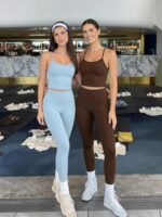 Matching Workout Sets for Women,Breathable Sport Bras & Seamless Leggings,2 Piec... - Image 7