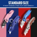 WORKPRO Utility Knife Blades, SK5 Steel, 100-Pack Blades with Dispenser | SK5 St... - Image 5