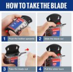 WORKPRO Utility Knife Blades, SK5 Steel, 100-Pack Blades with Dispenser | SK5 St... - Image 7