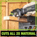 Genesis Mini Circular Saw 4.0 Amp 4-1/2" with 24T Carbide-Tipped Blade, Rip Guid... - Image 4