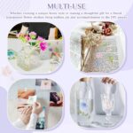 160Pcs Natural Flower Stickers for Scrapbooking,Self-Adhesive Transparent Flower... - Image 5