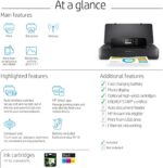 HP OfficeJet 200 Wireless Mobile Printer - Black, Battery Included (CZ993A) - Image 4