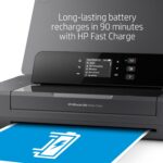 HP OfficeJet 200 Wireless Mobile Printer - Black, Battery Included (CZ993A) - Image 6