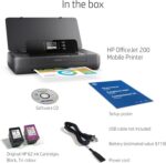 HP OfficeJet 200 Wireless Mobile Printer - Black, Battery Included (CZ993A) - Image 8