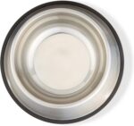 Amazon Basics Stainless Steel Non-Skid Dog Water And Food Bowls, Dishwasher Safe... - Image 5