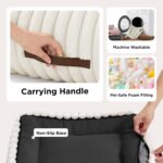 Bedsure ComfyFleece Cute Cat Couch for Pets - As Seen on TV on Good Day New Yor... - Image 6