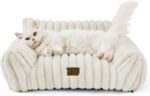 Bedsure ComfyFleece Cute Cat Couch for Pets - As Seen on TV on Good Day New Yor... - Image 9