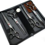 7.0in Titanium Professional dog Grooming Scissors set,Straight & Thinning & Curv... - Image 3