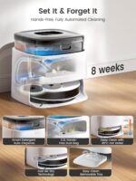 Lefant Robot Vacuum and Mop, 12000Pa Suction,Multifunctional Dock with Hot Water... - Image 4
