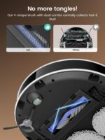 Lefant Robot Vacuum and Mop, 12000Pa Suction,Multifunctional Dock with Hot Water... - Image 6