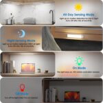 Motion Sensor Under Cabinet Lights, Magnetic Rechargeable Under Counter Closet L... - Image 7