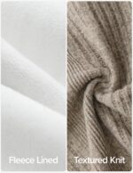ZESICA Women's Fleece Sherpa Lined Long Sleeve Tops | Thermal Knit, Mock Neck, S... - Image 8