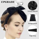 ZILAMPU No Heat Curling Rod Headband, Overnight Velour Hair Curls Roller Wrap fo... - Image 3