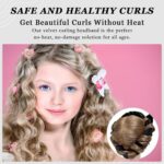 ZILAMPU No Heat Curling Rod Headband, Overnight Velour Hair Curls Roller Wrap fo... - Image 4