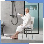Grab Bars for Bathtubs and Showers, 12 Inch Shower Handle Strong Suction Cup Gra... - Image 8