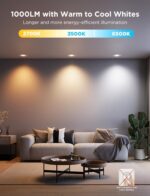 Govee Smart Retrofit Recessed Lighting 6 Inch, Wi-Fi Bluetooth Direct Connect RG... - Image 4