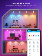 Govee Smart Retrofit Recessed Lighting 6 Inch, Wi-Fi Bluetooth Direct Connect RG... - Image 6