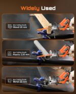 Cordless Reciprocating Saw With 8 Blades – 2×4000mAh Batteries, Brushless Motor,... - Image 8